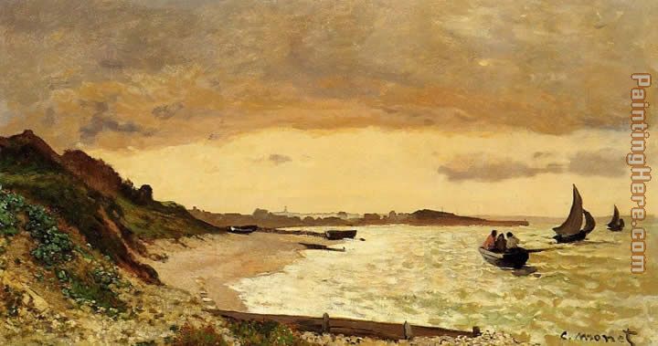 The Coast at Sainte-Adresse painting - Claude Monet The Coast at Sainte-Adresse art painting